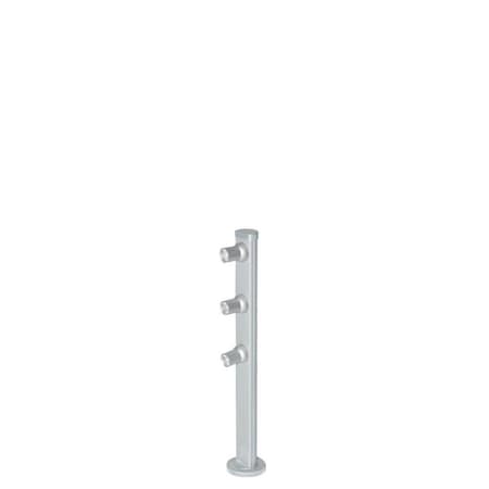 Jesco Mizar 8 In. Vertical Pole 5.4W, Silver SD105CC082530-S